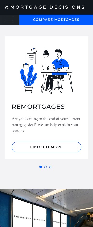Mortgage Decisions mobile website