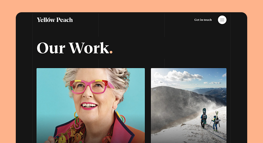 Yellow Peach Top WordPress Agency