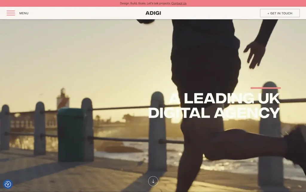 adigi homepage - the best web design agency in the uk for hospitality brands