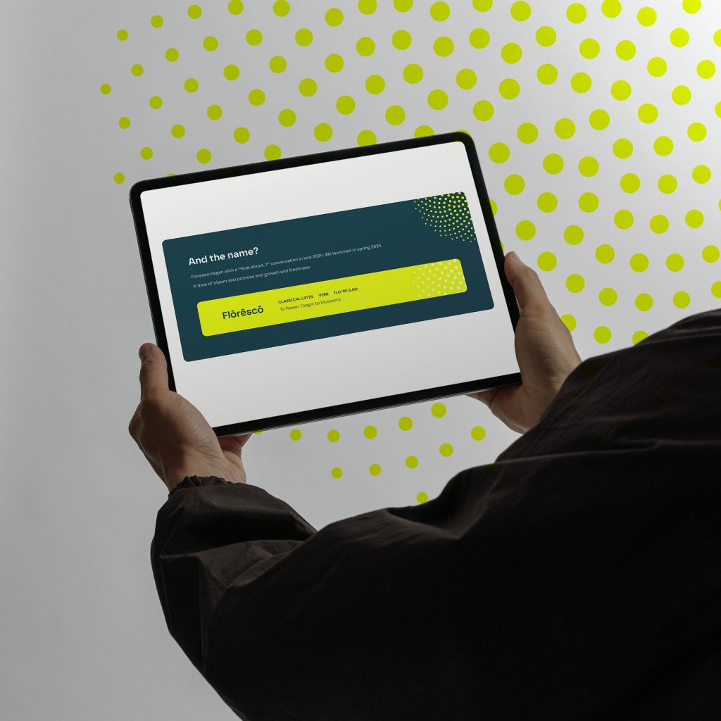 Paid media agency website on tablet