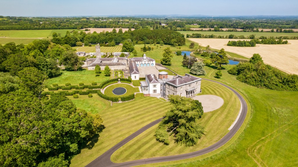 Aerial of estate