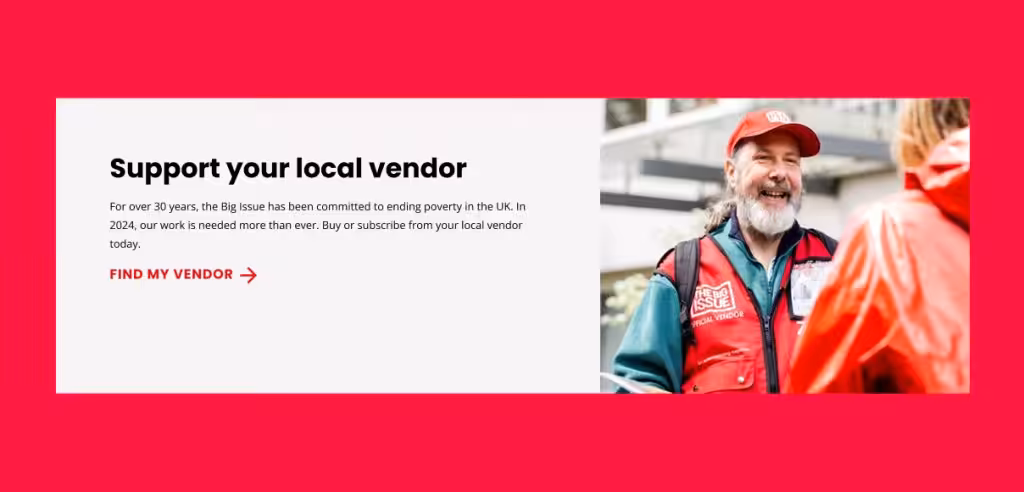 Website call to action