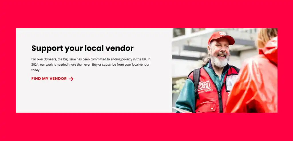 Website call to action