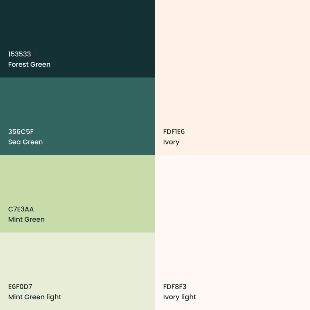 Design system colour palette