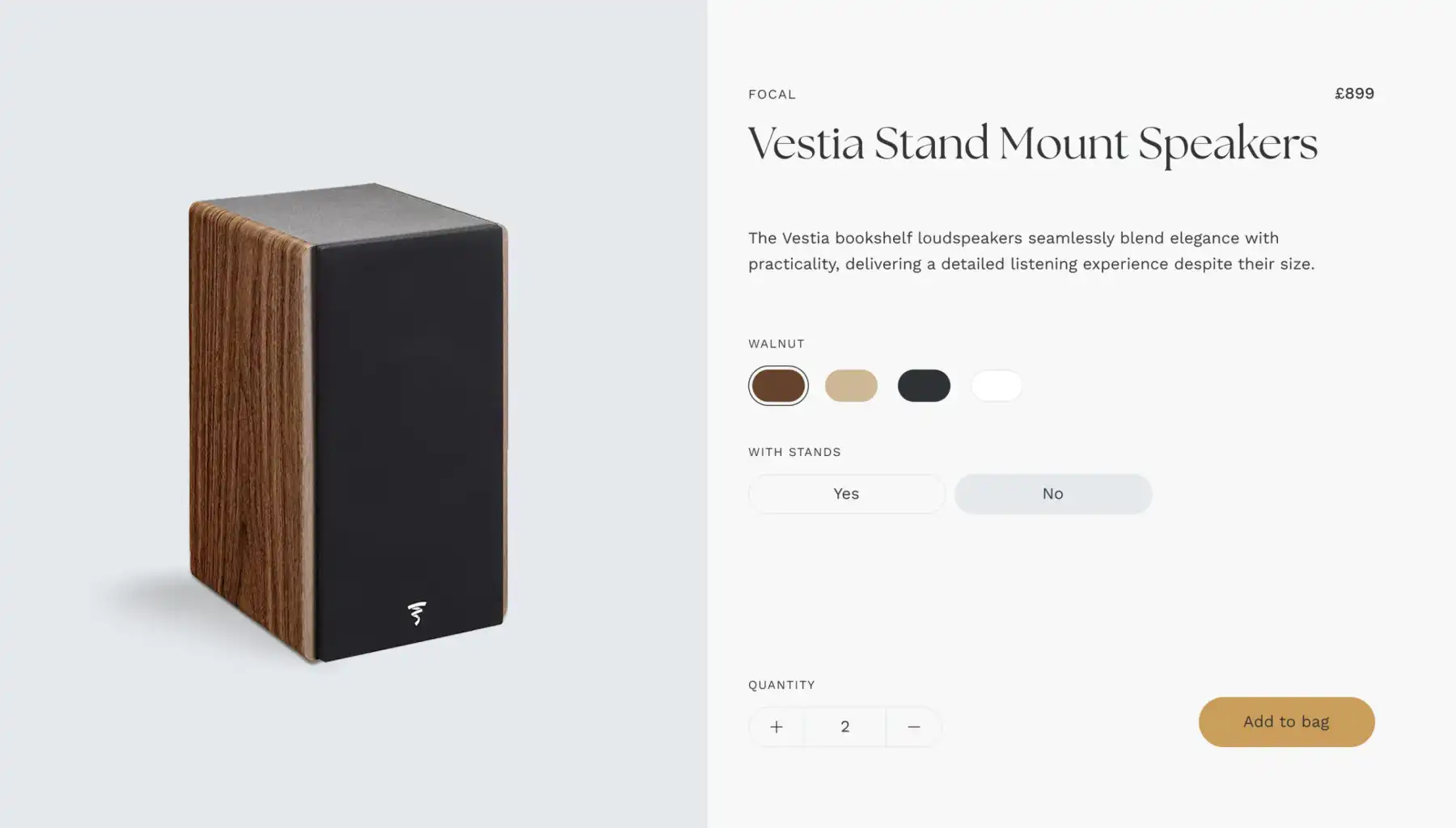 eCommerce product page