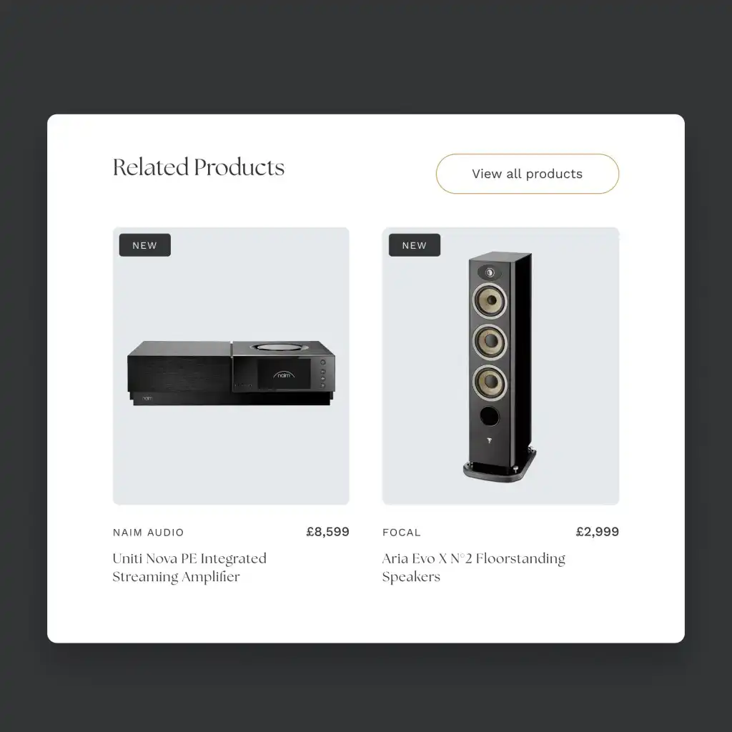 eCommerce website design