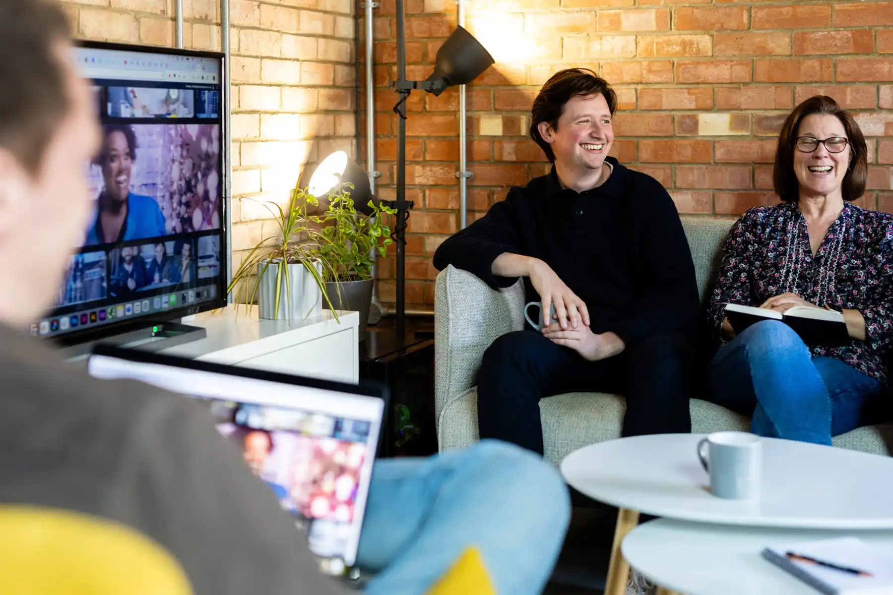 Web team meeting