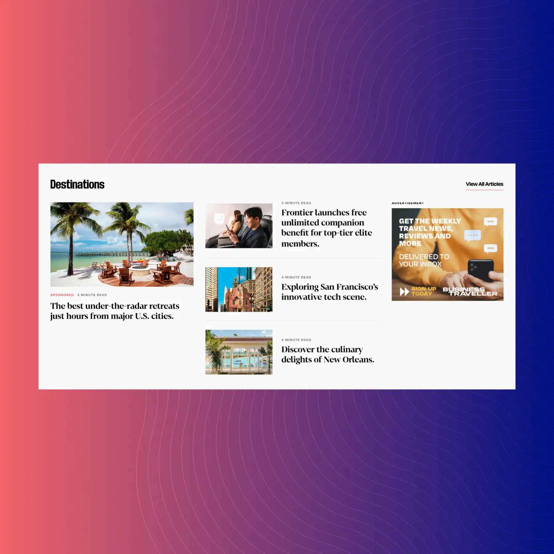 Website articles