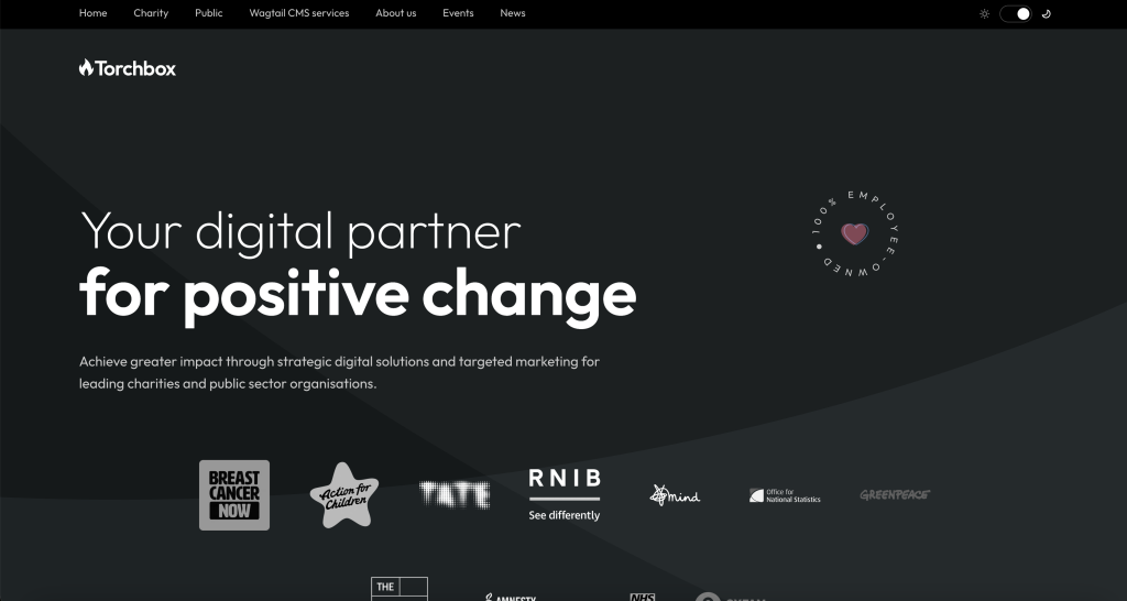 Torchbox - best charity agency