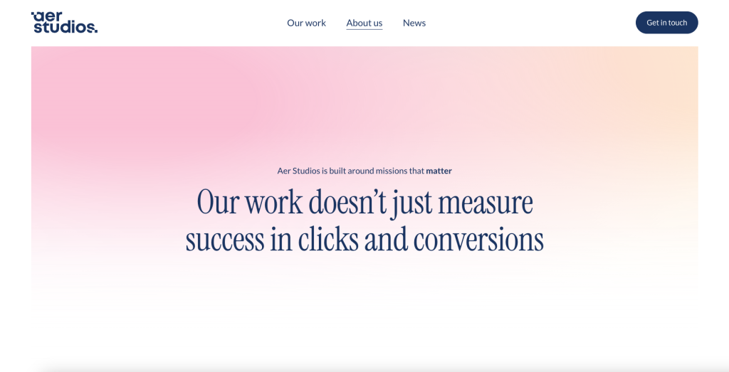Aer Studios creative agency